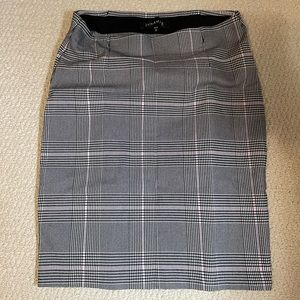 Plaid mini skirt, size XS